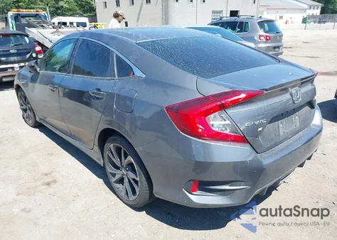 2021 Honda Civic Sport z USA, uszkodzony, nr VIN 2HGFC2F88MH560085